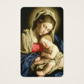 Cartes de prière | Madonna et son enfant (Devant)