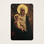 Cartes de prière | Mary & Baby Jesus 01 (Devant)