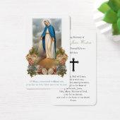 Cartes de prière | Médaille Vierge Marie (Bureau)