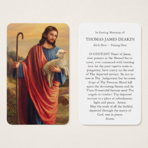 Cartes de prière Mouton perdu