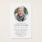 Cartes de prière | Nature paisible (Dos)