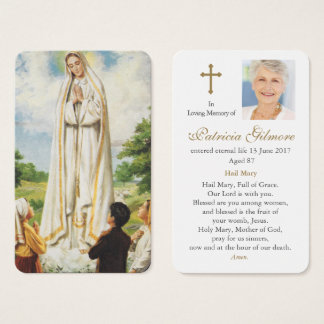 Cartes de prière | Notre Dame de Fatima