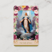 Cartes de prière | Notre Dame de grâce - Deluxe (Devant)