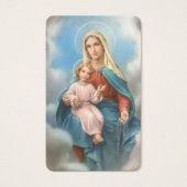 Cartes de prière | Notre Dame Du Saint Rosaire (Devant)
