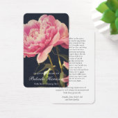 Cartes de prière | Peony rose Vintage (Bureau)