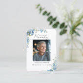 Cartes de prière photo Fleur d'oubli (Debout devant)