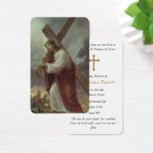 Cartes de prière | Porter La Croix 1 (Bureau)