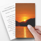 Cartes de prière pour Funeral Lake Sunrise