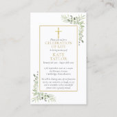 Cartes de prière pour le Mémorial chrétien des fun (Devant)