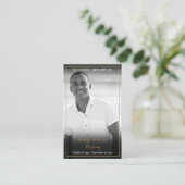 Cartes de prière pour le mémorial funéraire noir b (Debout devant)