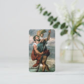 Cartes de prière | Prière à St Christopher (Debout devant)