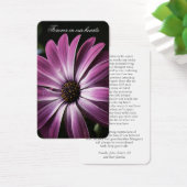 Cartes de prière | Purple Daisy (Bureau)