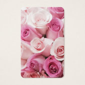 Cartes de prière | Roses dans les nuances de rose (Devant)
