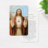 Cartes de prière | Sacré Coeur Jésus 3 (Bureau)