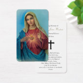 Cartes de prière | Sacré Coeur Marie 3 (Bureau)