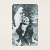 Cartes de prière | Sainte Anne & Enfant Mary (Devant)