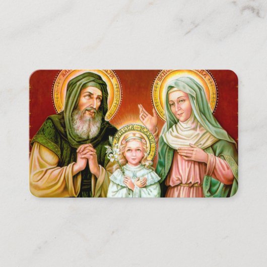 Cartes de prière | Sainte-Anne, Sainte-Joachim et (Devant)