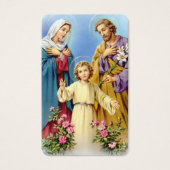 Cartes de prière | Sainte Famille 10 (Devant)