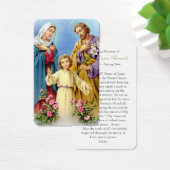 Cartes de prière | Sainte Famille 10 (Bureau)