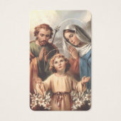 Cartes de prière | Sainte famille 2 (Devant)