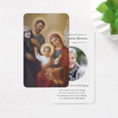 Cartes de prière | Sainte famille 7 (Bureau)
