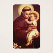 Cartes de prière | St Anthony 4 (Devant)