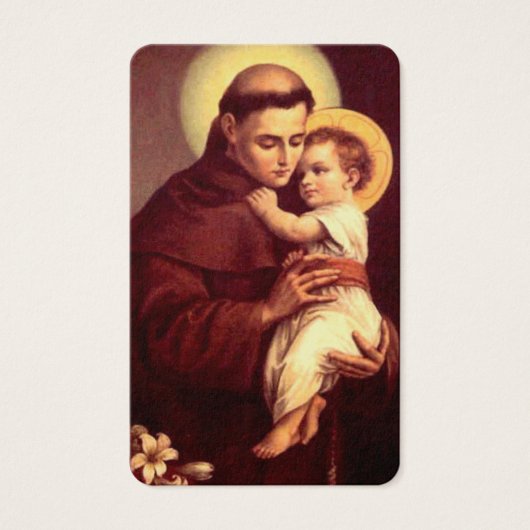 Cartes de prière | St Anthony 4 (Devant)
