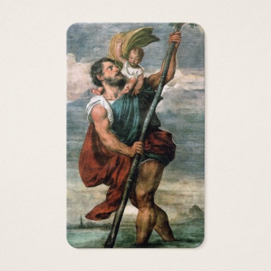 Cartes de prière | St Christopher (Devant)