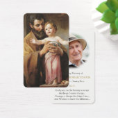 Cartes de prière | St Joseph & The Christ Child (Bureau)
