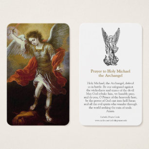 Cartes de prière St. Michael 2