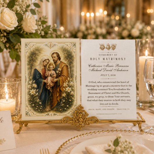 Cartes de prière traditionnelles catholiques pour