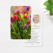 Cartes de prière | Tulip Bouquet (Bureau)