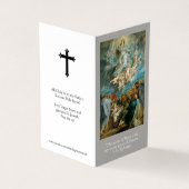 Cartes de prières catholiques | Ascension et couro (Extérieur)