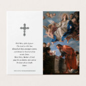 Cartes de prières catholiques | Assumpti (Outside Unfolded)