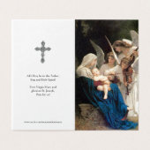 Cartes de prières catholiques | Chanson des anges (Outside Unfolded)