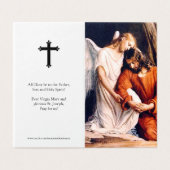 Cartes de prières catholiques | Conforté dans le d (Outside Unfolded)