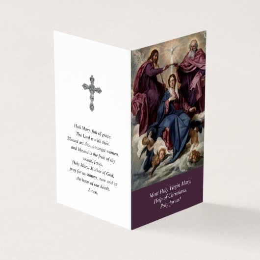 Cartes de prières catholiques | Coronation (Extérieur)
