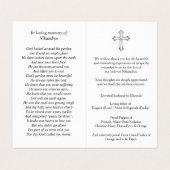 Cartes de prières catholiques | Coronation (Intérieur déplié)