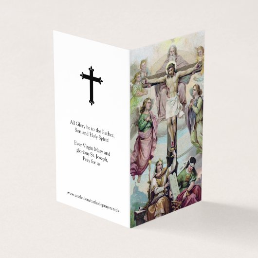 Cartes de prières catholiques | Crucifixion de Jés (Extérieur)