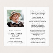 Cartes de prières catholiques | Dévotion (Intérieur déplié)