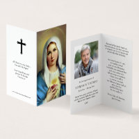 Cartes de prières catholiques | Italien Mary