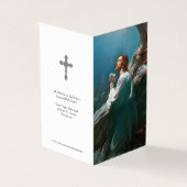 Cartes de prières catholiques | Jésus Christ prier (Outside)