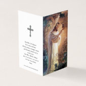 Cartes de prières catholiques | Jésus Knocking 1 (Outside)