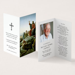 Cartes de prières catholiques Jésus le professeu
