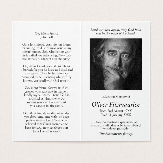 Cartes de prières catholiques | Mère céleste (Inside Unfolded)