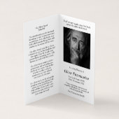 Cartes de prières catholiques | Mère céleste (Intérieur)