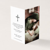 Cartes de prières catholiques | Mère Marie (Outside)
