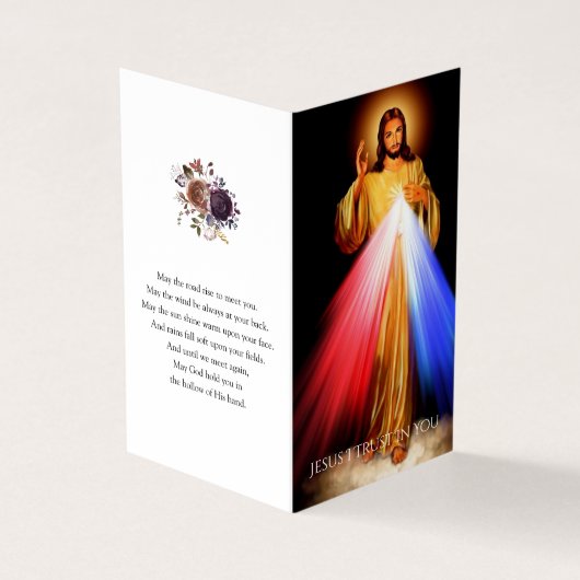 Cartes de prières catholiques | Miséricorde divine (Extérieur)