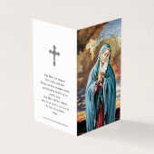 Cartes de prières catholiques | Notre Dame (Outside)
