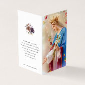 Cartes de prières catholiques | Rosaires (Outside)